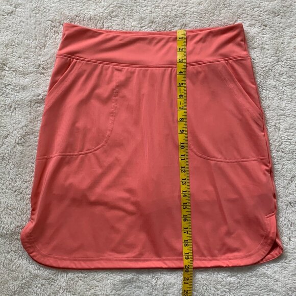 Daily Sports Womens Activewear Lazio Skort Sz Med Coral Color Made in Sweden NWT - Picture 8 of 9